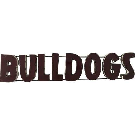 BLDGSWD: LRT MS St Bulldogs Metal Décor